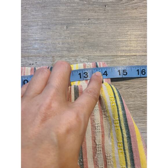 Emery rose large women's striped ruffle trim 2 piece set - Picture 11 of 13